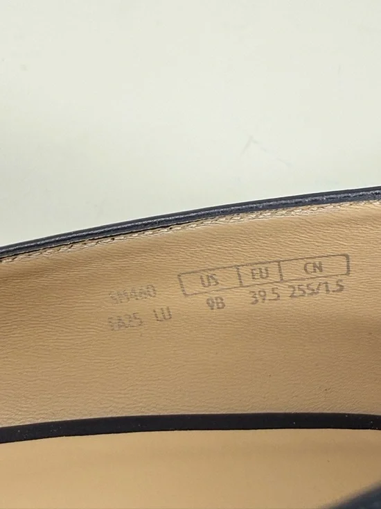 New Stuart Weitzman Babette Pump Blue Leather Sz 9 - Picture 14 of 15